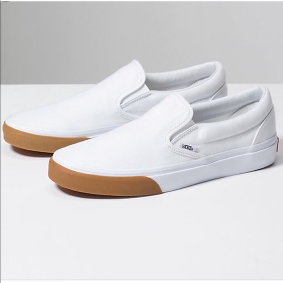 vans slip on gum vans slip on gum